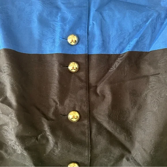 Vintage David Warren New York Gold Button Dress - Picture 4 of 6